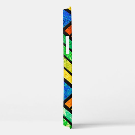 Zeichnung eines Buntglasfensters. Nahtloses Muster Case-Mate iPhone Hülle (Rückseite / Rechts)