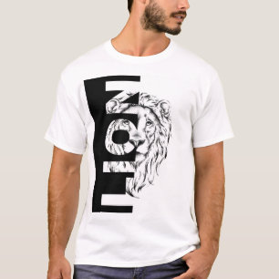 Zeichnung eines Löwenkopfes T-Shirt
