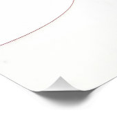 Zeichnung eines Mädchens Poster (Ecke)