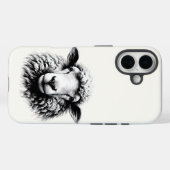 Zeichnung eines Schafskopfes Case-Mate iPhone Hülle (Rückseite (Horizontal))