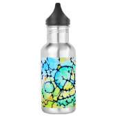 Zeichnung im Neurographik-Stil Edelstahlflasche (Links)