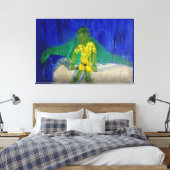 Zeichnung mit Bronto-Stretched Canvas Leinwanddruck (Insitu (Schlafzimmer))