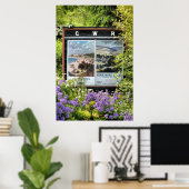 ZEICHNUNGEN FÜR DEN ALTEN ZUGSBAHNHOF POSTER (Heimbüro)