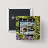 ZEICHNUNGEN FÜR DEN Vintagen BAHNHOF Button (Vorne & Hinten)