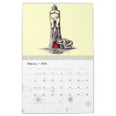 Zeichnungen für Tintenstift 2016 Kalender (Feb 2026)