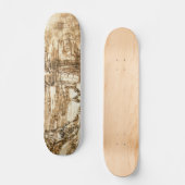 Zeichnungen von Leonardo da Vinci Skateboard (Vorderseite)