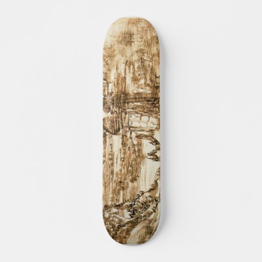 Zeichnungen von Leonardo da Vinci Skateboard (Vorne)