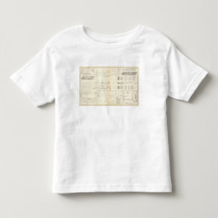 Zeichnungsboote, Brücken, Lastwagen, Geschosse Kleinkind T-shirt