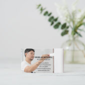 Zeichnungstür des Auftragnehmers Visitenkarte (Stehend Vorderseite)