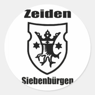 Zeiden in Siebenbürgen Runder Aufkleber