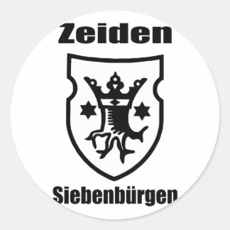Zeiden in Siebenbürgen Runder Aufkleber