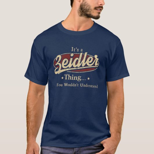 Zeidler Shirt, Zeidler t Shirt für Männer (Vorderseite)
