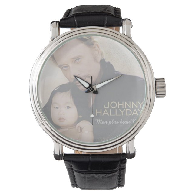 Zeig Johnny Hallyday Armbanduhr (Vorderseite)