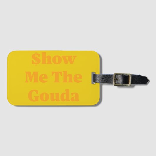 Zeig mir den Gouda Gepäckanhänger (Vorderseite (Horizontal))