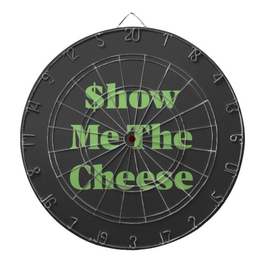 Zeig mir den Käse Dartscheibe (vorne)