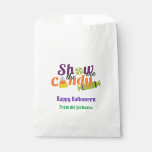 Zeig mir die Candy Halloween Redewendungen Goodie Geschenktütchen
