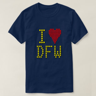 Zeige Dein Flughafen-Code-Liebe T-Shirt