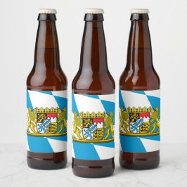 Zeige deine Farben - Bayern Bierflaschenetikett