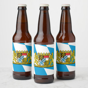 Zeige deine Farben - Bayern Bierflaschenetikett
