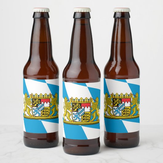Zeige deine Farben - Bayern Bierflaschenetikett (Flaschen)