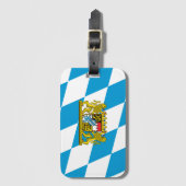 Zeige deine Farben - Bayern Gepäckanhänger (Vorderseite Vertikal)