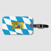 Zeige deine Farben - Bayern Gepäckanhänger (Vorderseite (Horizontal))