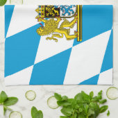 Zeige deine Farben - Bayern Geschirrtuch (Gefaltet)