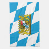 Zeige deine Farben - Bayern Geschirrtuch (Vertikal)