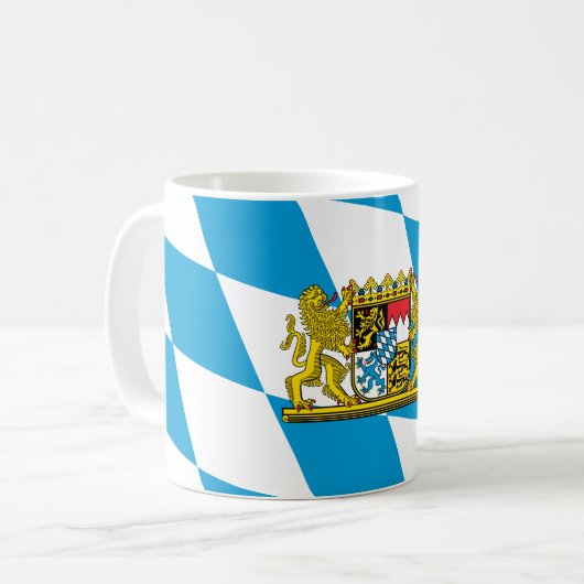 Zeige deine Farben - Bayern Kaffeetasse (Vorderseite Links)