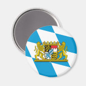 Zeige deine Farben - Bayern Magnet (Vorderseite/Rückseite)