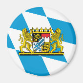 Zeige deine Farben - Bayern Magnet (Vorne)