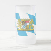 Zeige deine Farben - Bayern Mattglas Bierglas (Mittel)