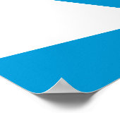 Zeige deine Farben - Bayern Poster (Ecke)