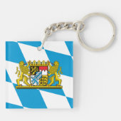 Zeige deine Farben - Bayern Schlüsselanhänger (Rückseite)