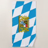 Zeige deine Farben - Bayern Strandtuch (Vorderseite)