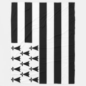 Zeige deine Farben - Bretagne Fleecedecke (Vorderseite)