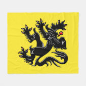 Zeige deine Farben - Flandern Fleecedecke (Vorderseite (Horizontal))