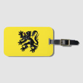 Zeige deine Farben - Flandern Gepäckanhänger (Vorderseite (Horizontal))