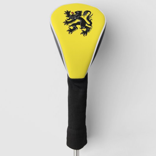 Zeige deine Farben - Flandern Golf Headcover (Vorderseite)
