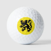Zeige deine Farben - Flandern Golfball (Vorderseite)