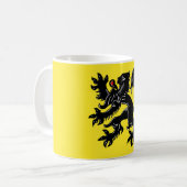 Zeige deine Farben - Flandern Kaffeetasse (Vorderseite Links)