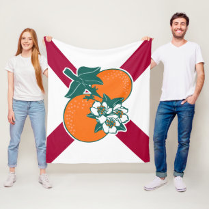 Zeige deine Farben - Florida Fleecedecke