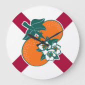 Zeige deine Farben - Florida Große Wanduhr (Vorderseite)