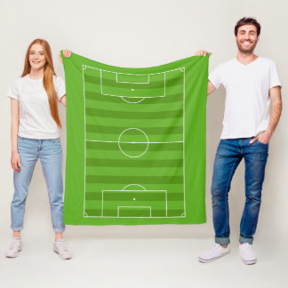 Zeige deine Farben - Fußball Fleecedecke