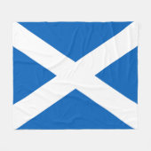 Zeige deine Farben – Schottland Fleecedecke (Vorderseite (Horizontal))