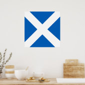 Zeige deine Farben – Schottland Poster (Küche)