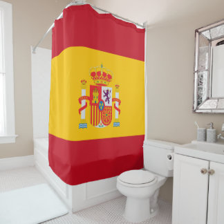 Zeige deine Farben - Spanien Duschvorhang