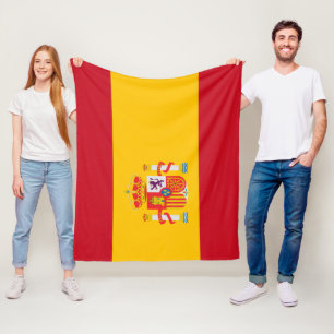 Zeige deine Farben - Spanien Fleecedecke