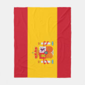Zeige deine Farben - Spanien Fleecedecke (Vorderseite)