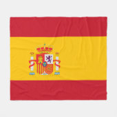 Zeige deine Farben - Spanien Fleecedecke (Vorderseite (Horizontal))